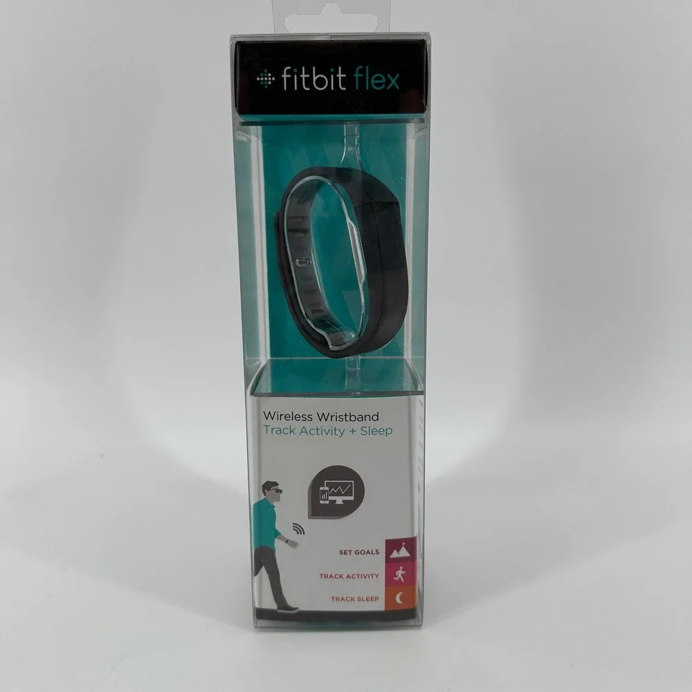 Fitbit Flex Wireless Activity and Sleep Tracker Black FB401BK New